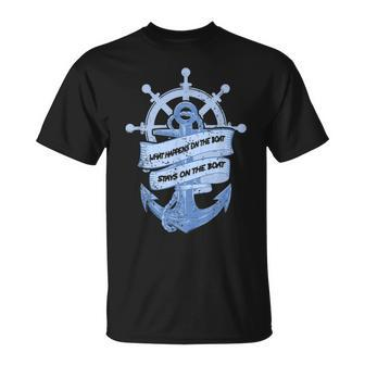 Anchor Wheel Ship Sailing Unisex T-Shirt | Mazezy