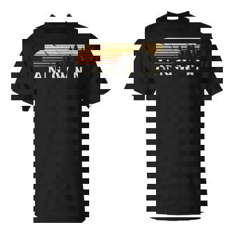 Angwin Ca Vintage Evergreen Sunset Eighties Retro T-Shirt | Mazezy