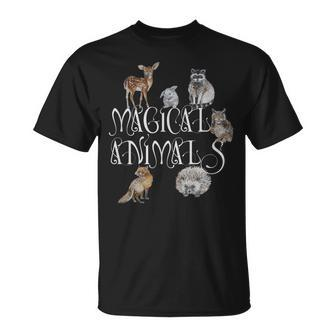 Animal Lovers Woodland Creatures Fun T T-Shirt | Mazezy