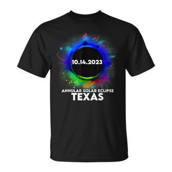 Annular Solar Eclipse October 14 2023 Texas T-Shirt - Seseable
