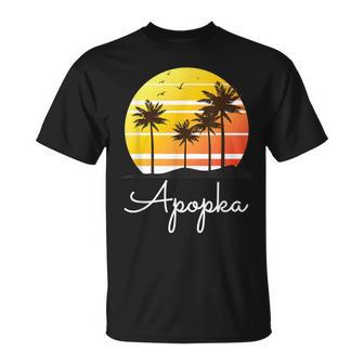 Apopka Florida Vacation Beach Island Family Group T-Shirt | Mazezy