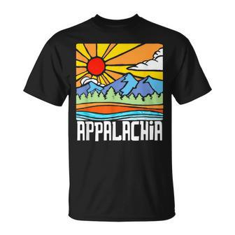 Appalachia Artistic Nature & Mountains Vintage Graphic T-Shirt | Mazezy