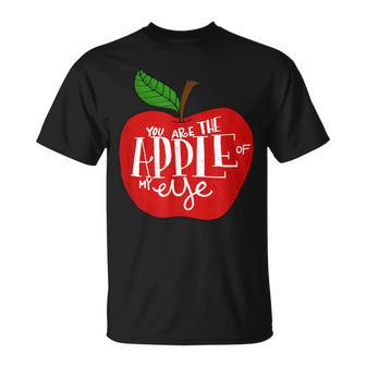 You Are The Apple Of My Eye Red Apple T-Shirt | Mazezy