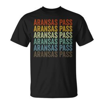 Aransas Pass City Retro T-Shirt | Mazezy