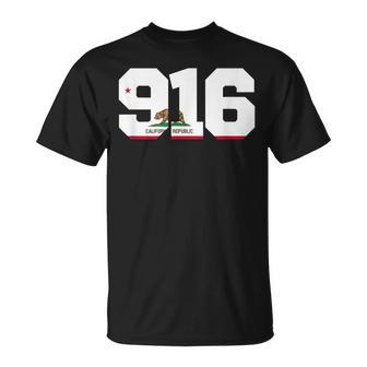 Area Code 916 Sacramento California T-Shirt | Mazezy