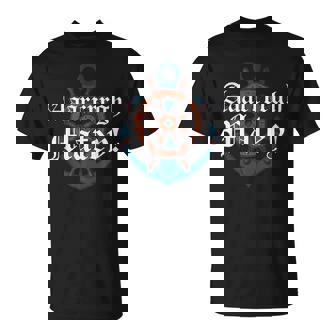 Argh Arrrrgh Matey Anchor Wheel Maritime Unisex T-Shirt | Mazezy