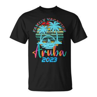 Aruba Family Vacation 2023 Beach Vacation Cruise Souvenir Unisex T-Shirt | Mazezy
