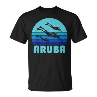 Aruba Scuba Diving Caribbean Diver T-Shirt | Mazezy
