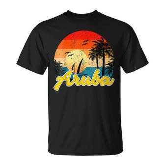 Aruba Souvenirs Caribbean Islands Vacation Vacay Mode Unisex T-Shirt | Mazezy