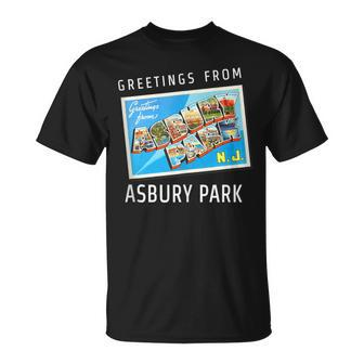 Asbury Park New Jersey Nj Travel Souvenir Postcard T-Shirt | Mazezy