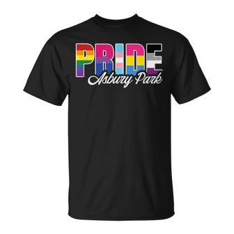 Asbury Park Nj Gay Pride Lesbian Bisexual Transgender Pan Unisex T-Shirt | Mazezy