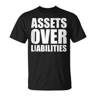 Assets Over Liabilities Cpa Accountant Accounting Tax T-Shirt | Mazezy