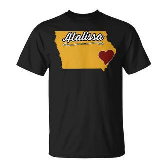 Atalissa Iowa Ia Usa Cute Souvenir Merch Us City State T-Shirt | Mazezy