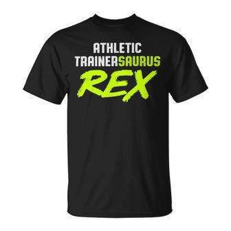 Athletic Trainer Gym Coach Rex Wellness Coaching Unisex T-Shirt - Monsterry DE
