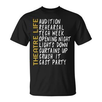 Theatre Acting Thespian Play Director T-Shirt | Mazezy AU
