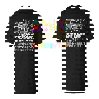 Autism Awareness Month Everyone Communicates Differently Asd Unisex T-Shirt - Seseable