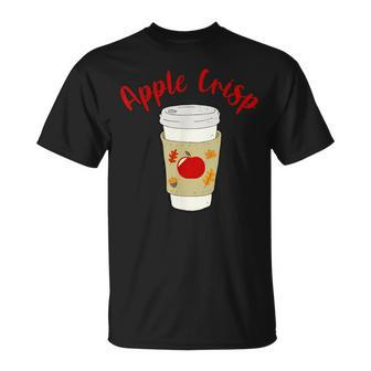 Autumn Psl Season Aesthetic Team Apple Crisp Macchiato T-Shirt | Mazezy