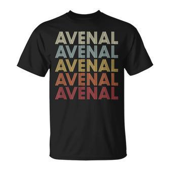 Avenal California Avenal Ca Retro Vintage Text T-Shirt | Mazezy