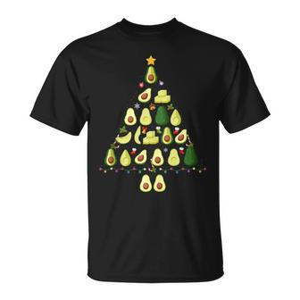Avocado Christmas Tree Ugly Christmas Sweater T-Shirt - Monsterry