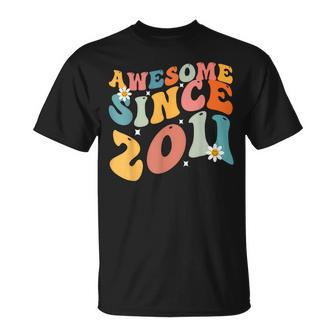 Awesome Since 2011 12Th Birthday Retro Born In 2011 T-Shirt | Mazezy