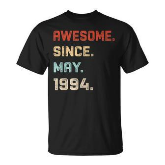 Awesome Since May 1994 Birthday Gift For 26 Years Old Unisex T-Shirt | Mazezy