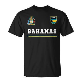 Bahamas SportSoccer Jersey Flag Football Unisex T-Shirt | Mazezy