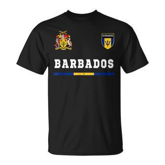 Barbados SportSoccer Jersey Flag Football Unisex T-Shirt | Mazezy AU