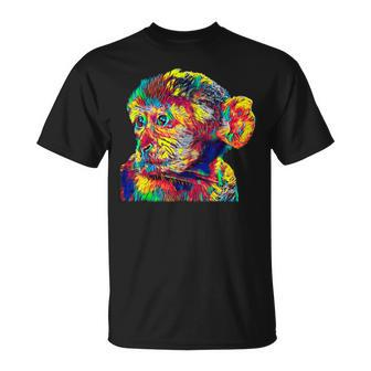 Barbary Macaque Monkey T-Shirt | Mazezy