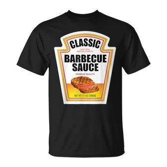 Barbecue Sauce Condiment Group Halloween Costume Adult Kid T-Shirt - Seseable