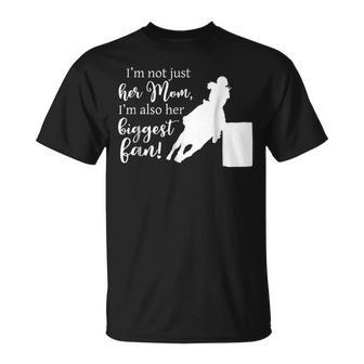 Barrel Racing Mom T Cowgirl Horse Riding Racer Unisex T-Shirt | Mazezy