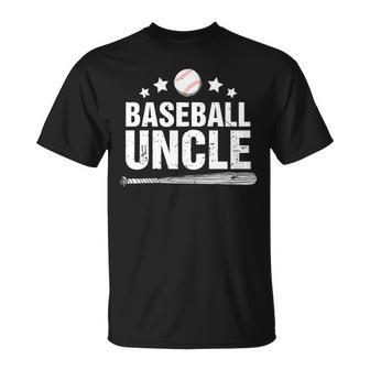 Baseball Uncle Fan Relative Gift From Nephew Baseball Player Unisex T-Shirt | Mazezy