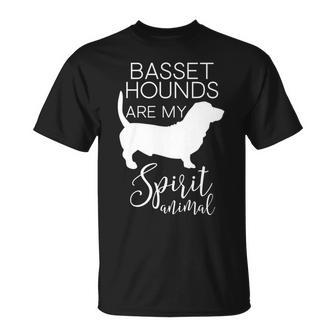 Basset Hound Dog Spirit Animal J000237 T-Shirt | Mazezy
