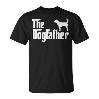 Beagle Harrier Dogfather Dog Dad T-Shirt | Mazezy