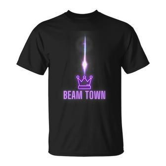 Beam Town Late Night Sacramento California T-Shirt - Seseable