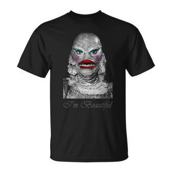 I Am Beautiful Creature Of The Black Lagoon Flick I Am T-Shirt | Mazezy