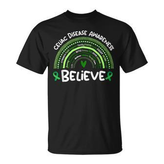 Believe Celiac Disease Awareness Month Celiac Disease Unisex T-Shirt - Seseable