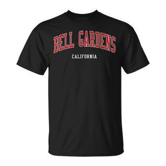 Bell Gardens California College University Style T-Shirt | Mazezy