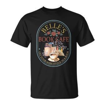 Belle's Book Cafe Belle-Book Shop T-Shirt - Seseable