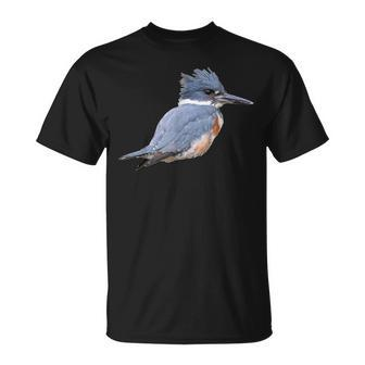 Belted Kingfisher Graphic T-Shirt | Mazezy AU