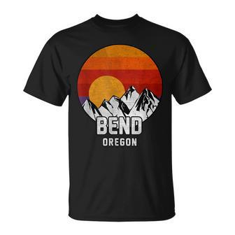 Bend Retro Sunset Vintage T-Shirt | Mazezy