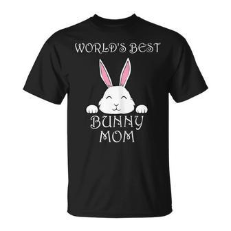 Best Bunny Mom Cute Rabbit Rodent Unisex T-Shirt - Monsterry CA