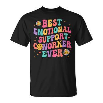 Best Emotional Support Coworker Ever T-shirt - Thegiftio UK