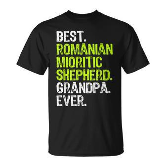 Best Romanian Mioritic Shepherd Grandpa Ever Dog Lover T-Shirt | Mazezy