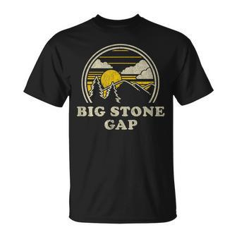 Big Stone Gap Virginia Va T Vintage Hiking Mountains T-Shirt | Mazezy