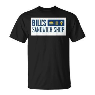 Bills Sandwich Shop New Castle Unisex T-Shirt | Mazezy