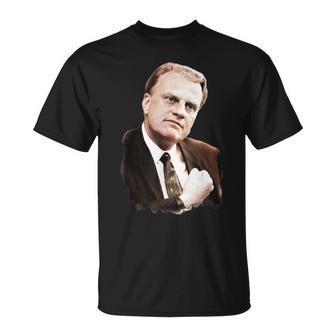 Billy Graham Revival Preacher Evangelist T-Shirt | Mazezy