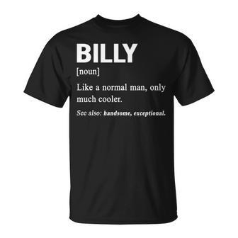 Billy Name Gift Billy Funny Definition V2 Unisex T-Shirt - Seseable