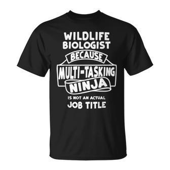 Biology Zoology Major Wildlife Biologist T-Shirt | Mazezy