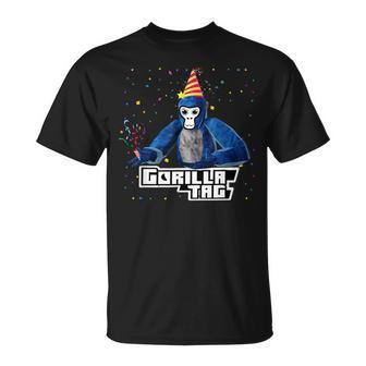 Birthday Boy Gorilla Tag Gorilla Tag Merch Monke Gift Unisex T-Shirt | Mazezy