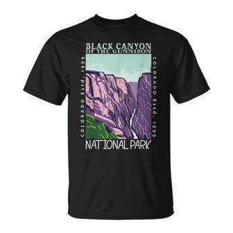 Black Canyon Of The Gunnison National Park Colorado Vintage T-Shirt | Mazezy
